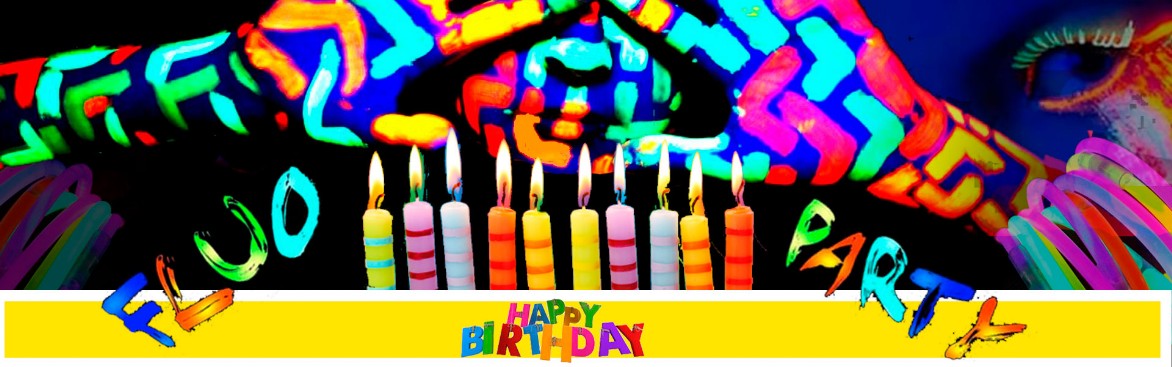 Compleanno fluo party - Organizzazione eventi e spettacoli in