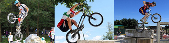 Bike trial show  per notte bianca