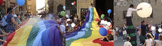 Animazione con Arcobaleno della pace per bambini