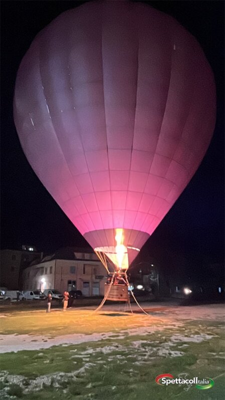 Volo in mongolfiera per eventi privati