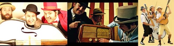 Trio musicale swing per Lazio e Roma